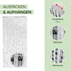 Kobolo Door Curtain Insect Screen PEARL 100x230 cm 80 Náhľad obrázku produktu 3