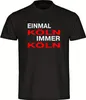 multifanshop Kinder T-Shirt - Köln - Einmal Immer, schwarz, Produktbild-Vorschau 1