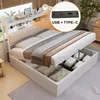 Łóżko tapicerowane 180 x 200 z podnośnikiem hydraulicznym, Podgląd zdjęcia produktu 4