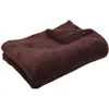 Mikrofaser Kuscheldecke, Farbe: Braun, Maße:  130x170 cm Produktbild-Vorschau 3