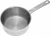 A stainless steel saucepan with a long handle is shown against a white background. Produktbild-Vorschau
