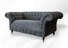 Chesterfield Sofa 2 Sitzer Wohnzimmer Couch Couchen Polster Produktbild-Vorschau 2