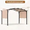 Pergola COSTWAY, gazebo 3 x 2,4 m con tetto scorrevole Anteprima dell’immagine prodotto 8
