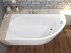 Baignoire d'angle 145x85 gauche avec tablier acrylique, Voir les images du produit 3