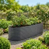 Jardinière surélevée en acier ovale M 240 x 80 x 80 Voir les images du produit 6