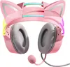 ONIKUMA X15Pro Pink Gaming Headset Katzenohren Produktbild-Vorschau 3