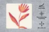 MuchoWow® Mauspad Mousepad Blumen - Pflanze - Rot - Pastell Produktbild-Vorschau 2