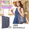 EllaTex Baumwolltasche 38x42 cm – Stoffbeutel aus 100% Produktbild-Vorschau 2