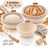 Set van 10 rieten broodbakmandjes, bestaande uit een set Productafbeelding-voorbeeld 1