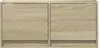 vidaXL TV-Wandschrank mit LED-Beleuchtung Sonoma-Eiche Produktbild-Vorschau 6