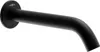 A black wall-mounted faucet spout. Produktbild-Vorschau
