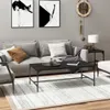 Couchtisch Schwarz 100x50x35 cm Holzwerkstoff , Couchtische Produktbild-Vorschau 1