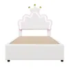 Prinzessinbett mit LED-Beleuchtung und Schubladen, Produktbild-Vorschau 10