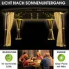 Alu-Pavillon SUMMERDREAM 3x4m beige inkl. LEDs Produktbild-Vorschau 8