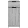 vidaXL Szafka pod biurko szara sonoma 33,5x50x75 cm Podgląd zdjęcia produktu 6