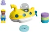 A collection of bath toys including a yellow submarine, a figure of a sailor, a purple octopus, and three stacking bath bombs. Anteprima dell’immagine prodotto