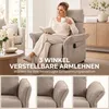 HOMCOM Relaxsessel, TV-Sessel mit Massage & Wärme, Braun Produktbild-Vorschau 5