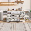 Merax Sideboard mit Schubladen und Regaltüren, Kommode mit Produktbild-Vorschau 10