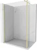 Mexen Kioto Walk-in-Duschwand 170x30cm, Gold, transparent, Produktbild-Vorschau 1
