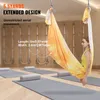 VEVOR Set di amache per yoga aereo 5 x 2,8 m, Golden Aerial Anteprima dell’immagine prodotto 4