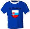 T-Shirt mit Print - Slovakia Slowakai - 76451 royalblau - Produktbild-Vorschau 1