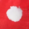 Vánoční čepice s bambulí 27x36 cm Santa červená Náhled obrázku produktu 4
