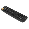 A black remote control is shown against a white background. Voir les images du produit