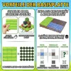6er Set Magnetische Grundplatten für Magnetbausteine Produktbild-Vorschau 4