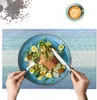 6er Set Platzsets rutschfest Abwaschbar Tischmatten aus PVC Produktbild-Vorschau 3