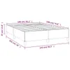 vidaXL Sommier sans matelas noir 140x190 cm velours Voir les images du produit 7