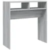 vidaXL Konzolový stolík Grey Sonoma 78x30x80 cm Drevo Náhľad obrázku produktu 1