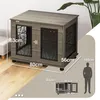 Cage pour chien PawHut pour la maison, niche avec coussin, Voir les images du produit 3