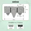 GARDENIX Rasenkante 1.8 m Granit Pflastersteine Optik Grau Produktbild-Vorschau 2