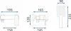 Technical drawings with dimensions of a shower faucet and shower head. Náhľad obrázku produktu