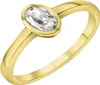 V Ring 375/- Gold gelb 054 (17,2) Zirkonia weiß 274370029-2 Produktbild-Vorschau 1