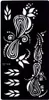 Henna Tattoo Schablone Airbrush Stencil Blume Produktbild-Vorschau 2