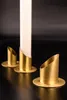 Kerzenleuchter Ø für Kerzen 3 cm Messing, gold, matt, rund Produktbild-Vorschau 2