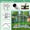 GIHAUVIA Poulailler 2x2x2m pour petits animaux Enclos Voir les images du produit 3