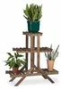 Relaxdays Blumentreppe 3 Ebenen, Aus Holz, Blumenständer Produktbild-Vorschau 8