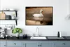 MuchoWow® Gerahmtes Poster Ente - Vogel - Wasser - Weiß Produktbild-Vorschau 3