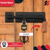 KOTARBAU® Rygiel 280mm prawy z kłódką Rygiel drzwiowy Podgląd zdjęcia produktu 2