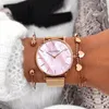 Paul Valentine Damen Armbanduhr ROSE GOLD PINK SEASHELL Produktbild-Vorschau 9
