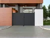 Drehtor NAZARIO, Aluminium massiv, anthrazitfarbig - 300 × Produktbild-Vorschau 3