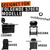 Outdoorchef Ricambio Tramoggia in acciaio inox grande per Anteprima dell’immagine prodotto 6