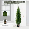 VEVOR Albero di cedro topiario artificiale, alto 152,4 cm Anteprima dell’immagine prodotto 8