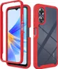 Oppo A17 Hülle, Hybrid Transparente Rückseite TPU Bumper Produktbild-Vorschau 1