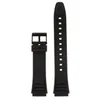 Casio Collection Uhrenarmband 19mm | Resin Schwarz AW-49HE Produktbild-Vorschau 6