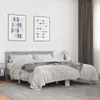 vidaXL Bettgestell Grau Sonoma 150x200 cm Holzwerkstoff und Produktbild-Vorschau 2