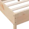 vidaXL Massivholzbett ohne Matratze 140x200 cm Kiefernholz Produktbild-Vorschau 7