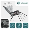 VOUNOT® 2er-Set Liegestuhl Klappbar mit Beistelltisch, Produktbild-Vorschau 4